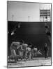 Coach Jess Hill, Leading the Track Team's Practice-John Florea-Mounted Photographic Print