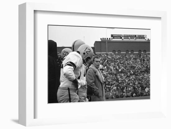 Coach Murray Warmath, Minnesota- Iowa Game, Minneapolis, Minnesota, November 1960-Francis Miller-Framed Photographic Print