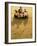 Coach with Youth Soccer Players-null-Framed Photographic Print