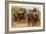 Coaches and Horse Teams of Upperclass Londoners, 1880s-null-Framed Giclee Print