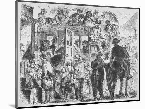 'Coaches to resorts and hotels', c1859, (1938)-Unknown-Mounted Giclee Print