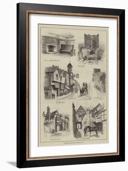 Coaching from London, Guildford-Alfred Robert Quinton-Framed Giclee Print