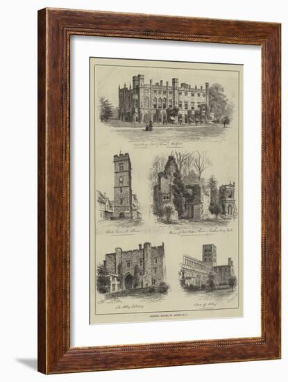 Coaching Routes, St Albans-Alfred Robert Quinton-Framed Giclee Print