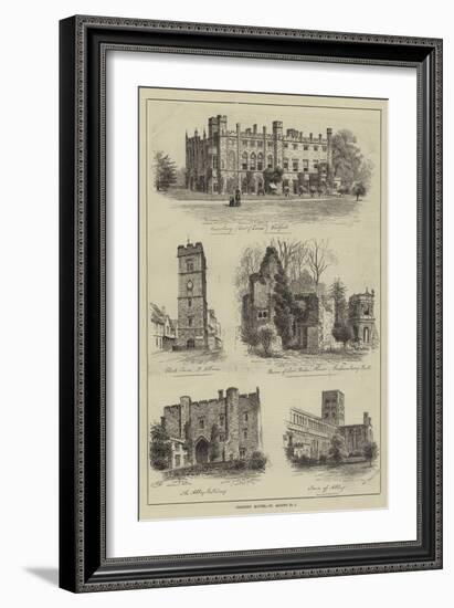 Coaching Routes, St Albans-Alfred Robert Quinton-Framed Giclee Print