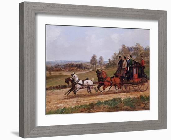 Coaching Scene-Henry Thomas Alken-Framed Giclee Print