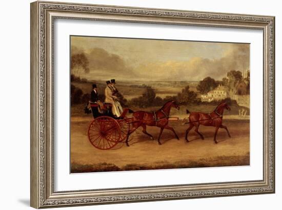 Coaching Scene-James Pollard-Framed Giclee Print