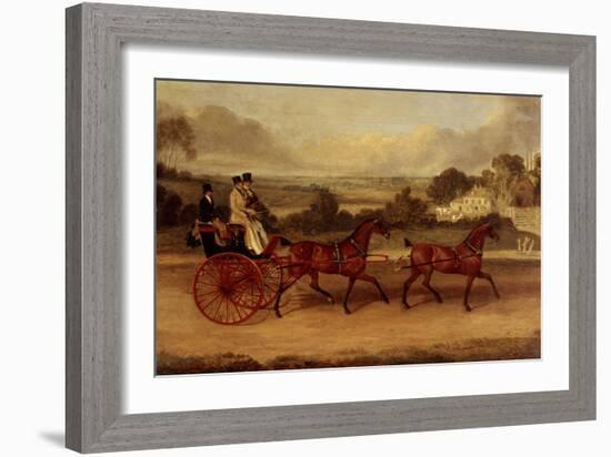 Coaching Scene-James Pollard-Framed Giclee Print