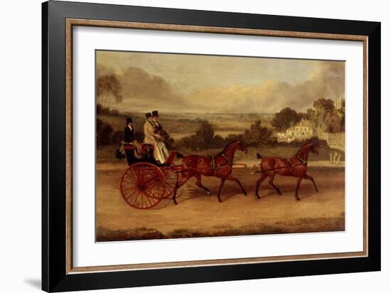 Coaching Scene-James Pollard-Framed Giclee Print