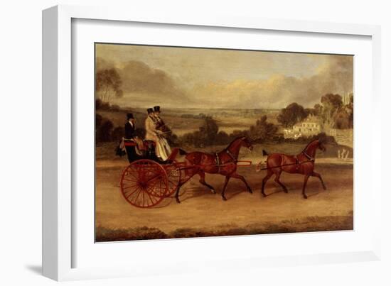 Coaching Scene-James Pollard-Framed Giclee Print