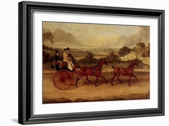 Coaching Scene-James Pollard-Framed Giclee Print