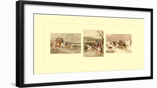 Coaching-William J. Shayer Jnr-Framed Art Print