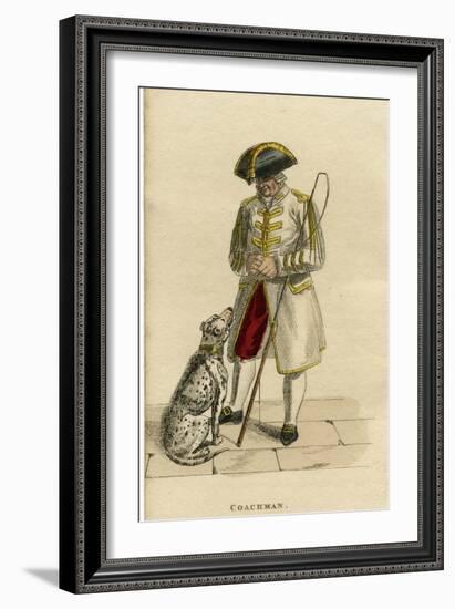 Coachman's Dalmatian-null-Framed Art Print