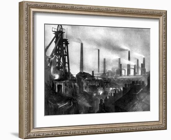 Coal and Iron Production, 1926-Edgar & Winifred Ward-Framed Giclee Print