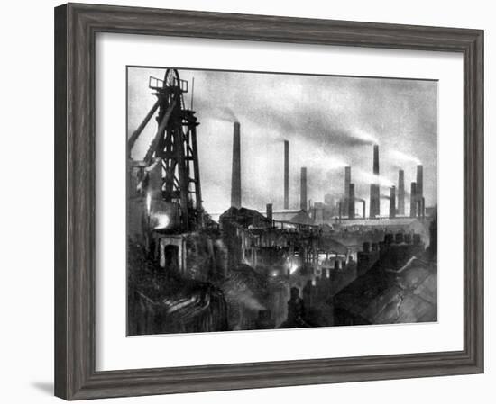 Coal and Iron Production, 1926-Edgar & Winifred Ward-Framed Giclee Print