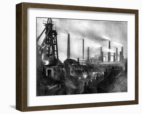 Coal and Iron Production, 1926-Edgar & Winifred Ward-Framed Giclee Print