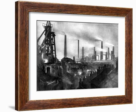 Coal and Iron Production, 1926-Edgar & Winifred Ward-Framed Giclee Print