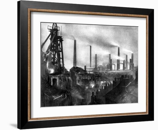 Coal and Iron Production, 1926-Edgar & Winifred Ward-Framed Giclee Print