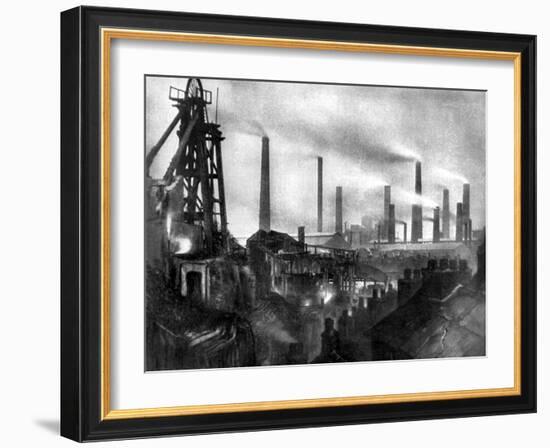 Coal and Iron Production, 1926-Edgar & Winifred Ward-Framed Giclee Print