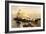 Coal Boats in Chioggia-Mose Bianchi-Framed Giclee Print