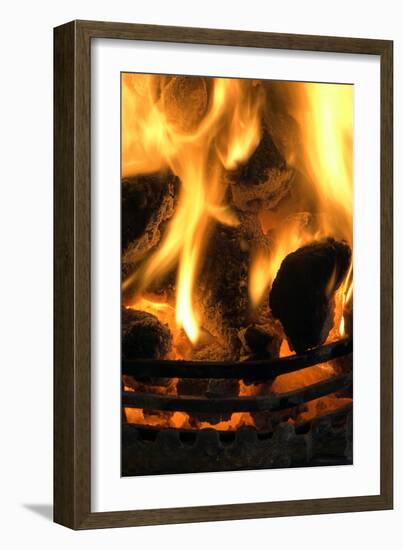 Coal Fire-Duncan Shaw-Framed Photographic Print