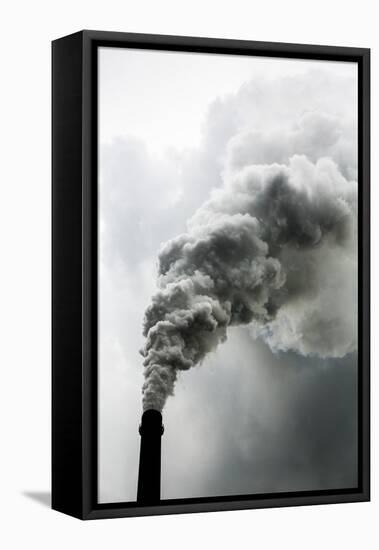 Coal Fired Power Plant, Chongqing, China-Paul Souders-Framed Premier Image Canvas