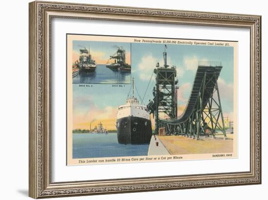 Coal Loader, Sandusky-null-Framed Art Print