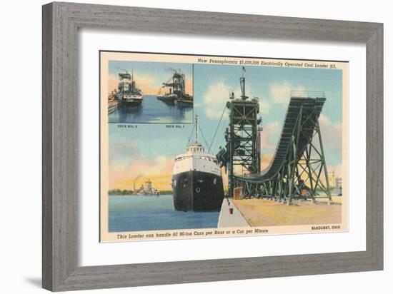 Coal Loader, Sandusky-null-Framed Art Print