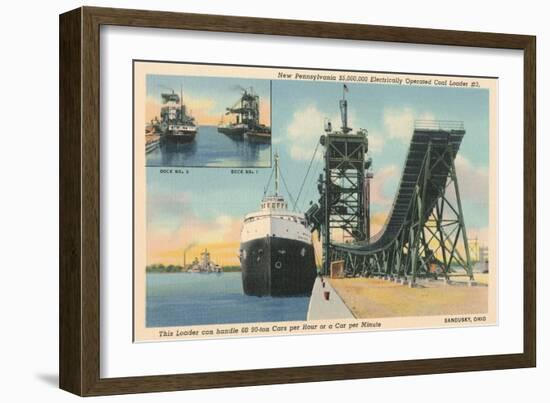 Coal Loader, Sandusky-null-Framed Art Print