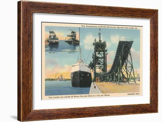 Coal Loader, Sandusky-null-Framed Art Print