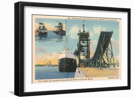 Coal Loader, Sandusky-null-Framed Art Print