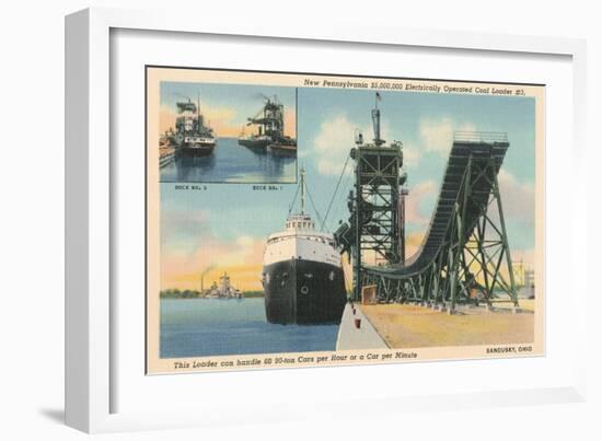 Coal Loader, Sandusky-null-Framed Art Print