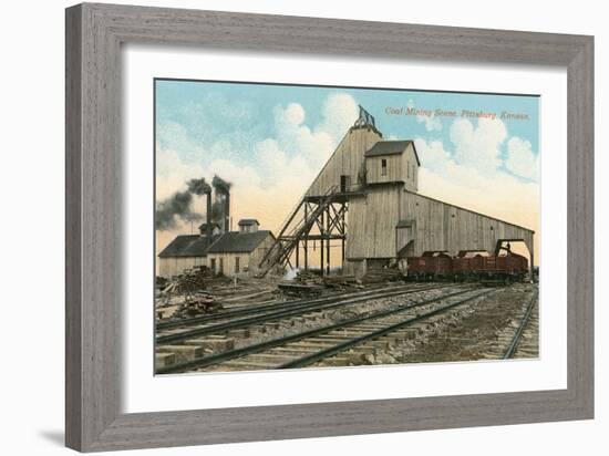 Coal Loadinig Facility, Pittsburg, Kansas-null-Framed Art Print