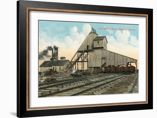 Coal Loadinig Facility, Pittsburg, Kansas-null-Framed Art Print