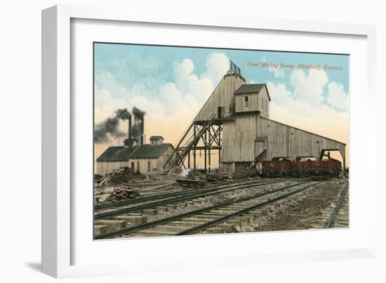 Coal Loadinig Facility, Pittsburg, Kansas-null-Framed Art Print