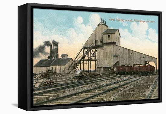 Coal Loadinig Facility, Pittsburg, Kansas-null-Framed Stretched Canvas