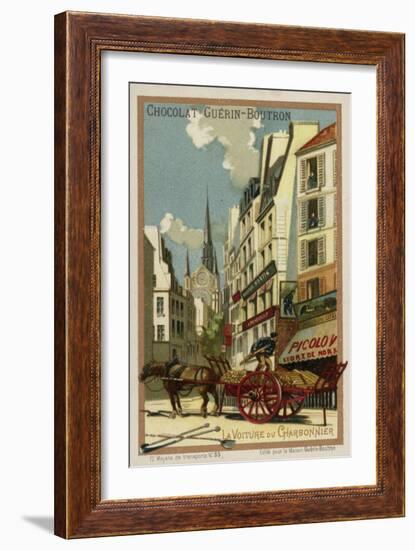 Coal Merchant's Wagon-null-Framed Giclee Print