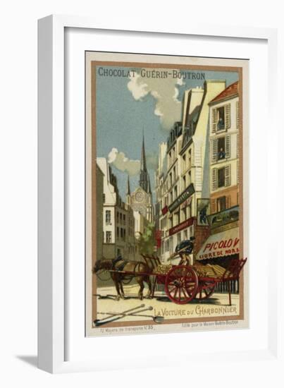 Coal Merchant's Wagon-null-Framed Giclee Print