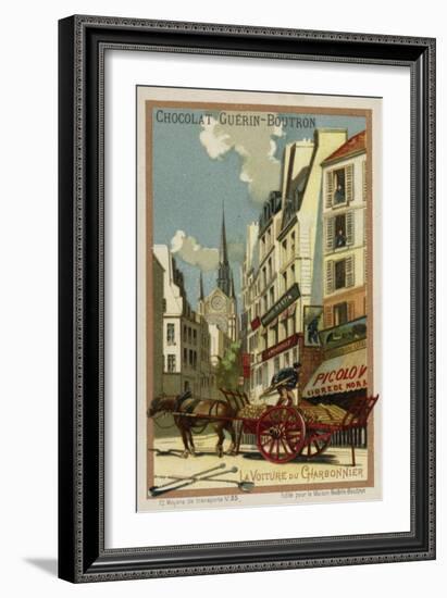 Coal Merchant's Wagon-null-Framed Giclee Print