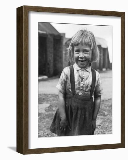Coal Miner's Daughter, Yorkshire-Carl Mydans-Framed Photographic Print