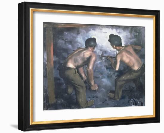 Coal Miners, 1947-Dennis William Dring-Framed Giclee Print