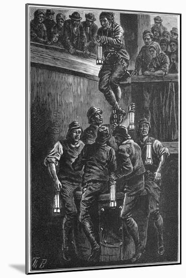 Coal Mining Accident, Seaham Colliery, County Durham, 1880-null-Mounted Giclee Print