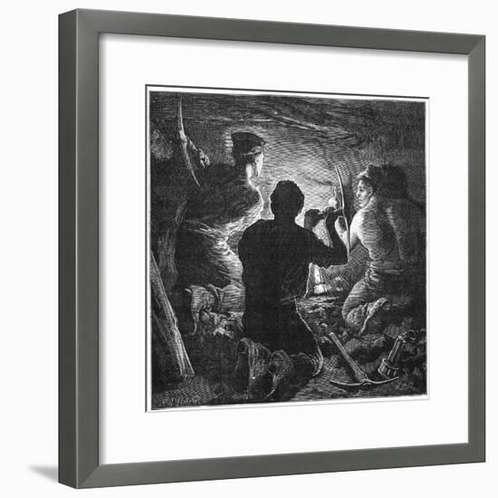 Coal Mining Accident, Tynewydd Colliery, South Wales, April 1877-William Heysham Overend-Framed Giclee Print