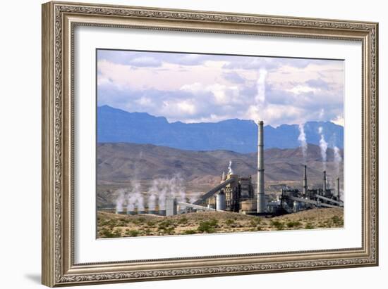 Coal Power Station-David Nunuk-Framed Photographic Print