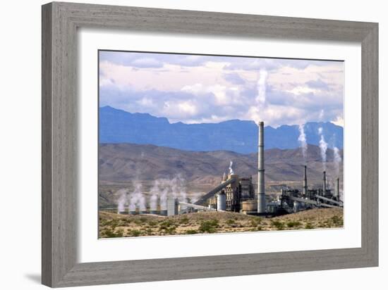 Coal Power Station-David Nunuk-Framed Photographic Print