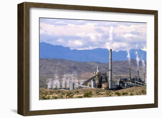 Coal Power Station-David Nunuk-Framed Photographic Print