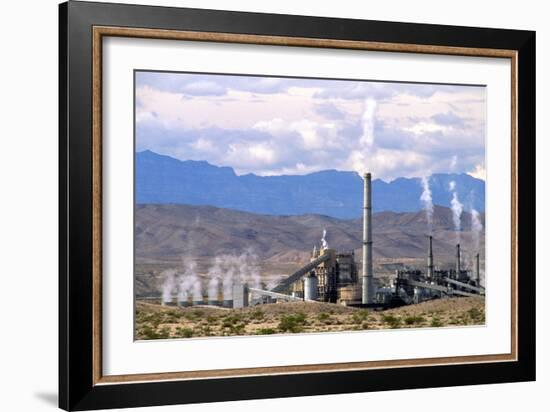 Coal Power Station-David Nunuk-Framed Photographic Print