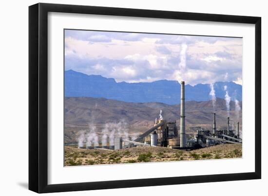 Coal Power Station-David Nunuk-Framed Photographic Print