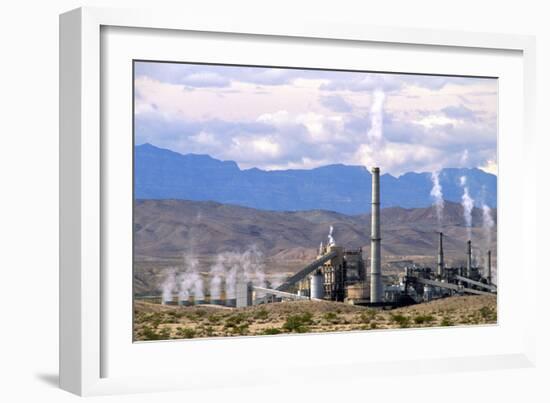 Coal Power Station-David Nunuk-Framed Photographic Print