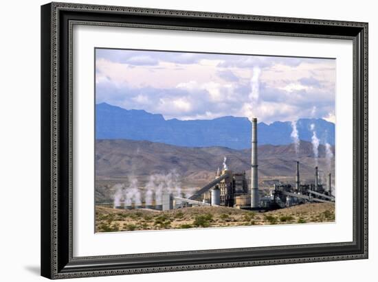 Coal Power Station-David Nunuk-Framed Photographic Print