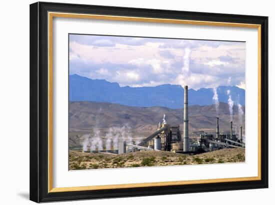 Coal Power Station-David Nunuk-Framed Photographic Print